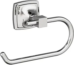 Amerock BH3609126 | Chrome Single Post Toilet Paper Holder | 7-1/16 in. (179 mm) Length Toilet Ti... | Amazon (US)