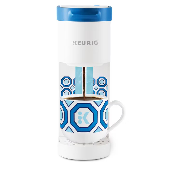 Keurig K-Mini Basic Jonathan Adler Limited Edition Single-Serve K-Cup Pod Coffee Maker - White | Target