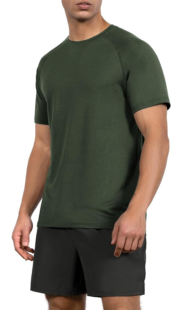 ODODOS Men's Quick Dry Short Sleeve Shirts UPF 50+ Sun Protection SPF Athletic Tops Workout T-Shi... | Amazon (US)