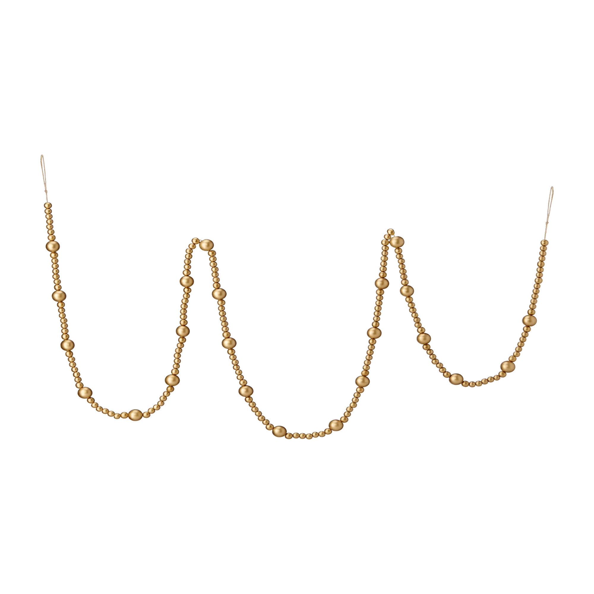 Gold Wood Beads Garland | Bouclair