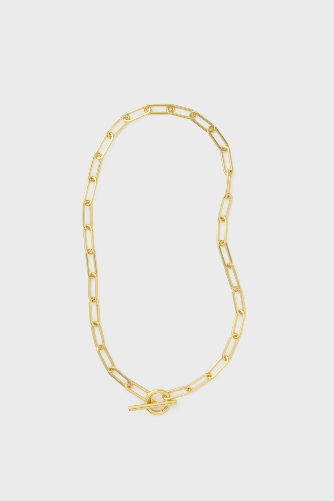Gold Paperclip Toggle Clasp Necklace | Tuckernuck (US)