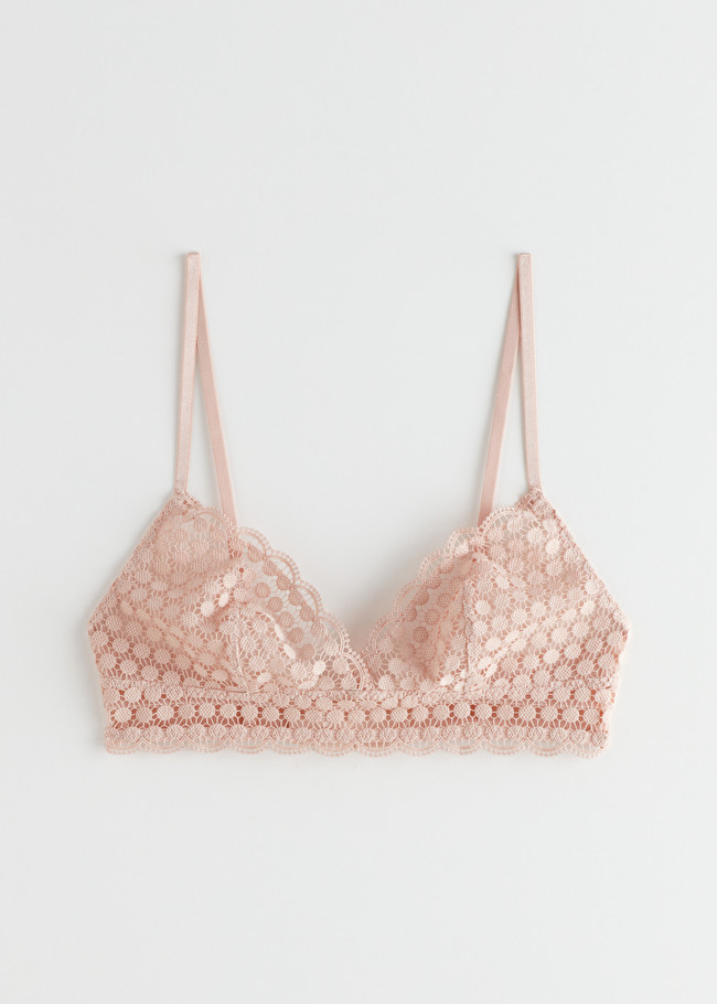 Dotted Lace Soft Triangle Bra | & Other Stories (EU + UK)