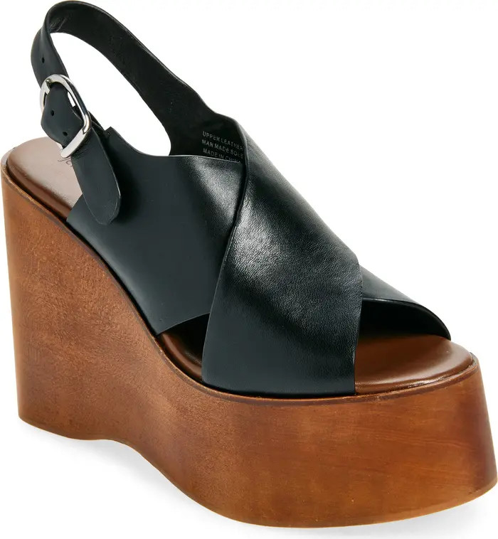 Jeffrey Campbell Fiddle Slingback Platform Wedge Sandal (Women) | Nordstrom | Nordstrom