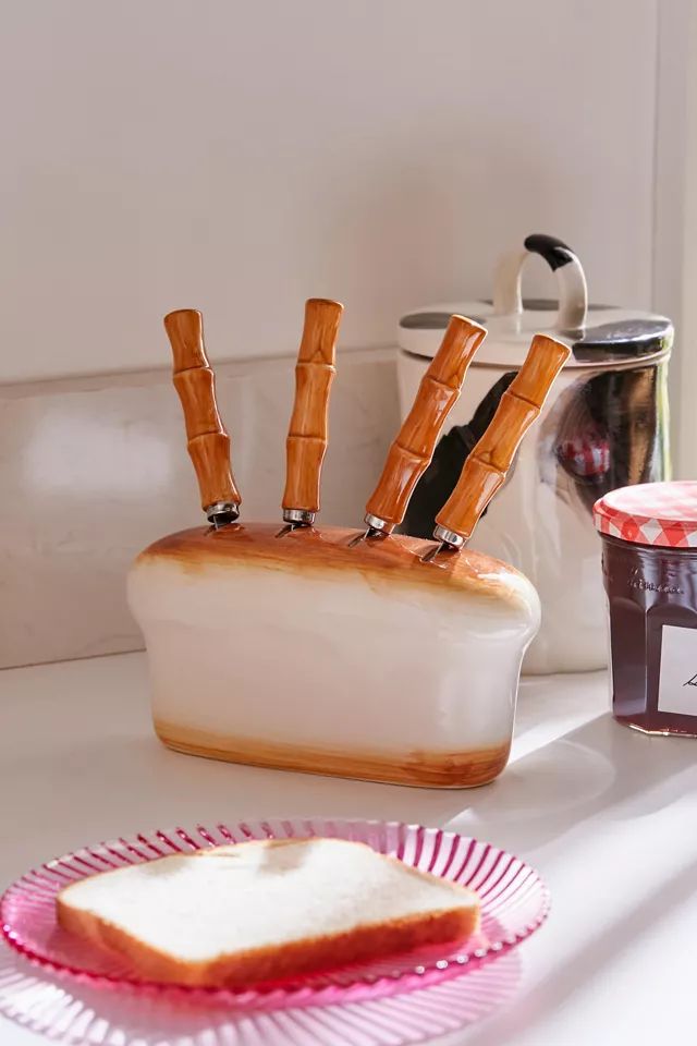 Bread Loaf Knife And Storage Set | Urban Outfitters (US and RoW)