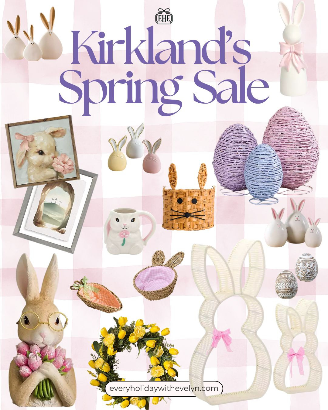 STOP because Kirkland’s understood the assignment this spring 🐰🌸

The pastel eggs, the woven bunny baskets, the floral wreaths, the neutral + pink bunny decor?? It’s giving cozy cottage Easter and I’m obsessed.

Linking all my favorite Kirkland’s spring home decor finds here so you can grab them before they disappear. Spring styling season is officially ON. 💐✨

#LTKHome #LTKSeasonal #LTKSaleAlert 

 #LTKSeasonal #LTKHome #LTKSaleAlert