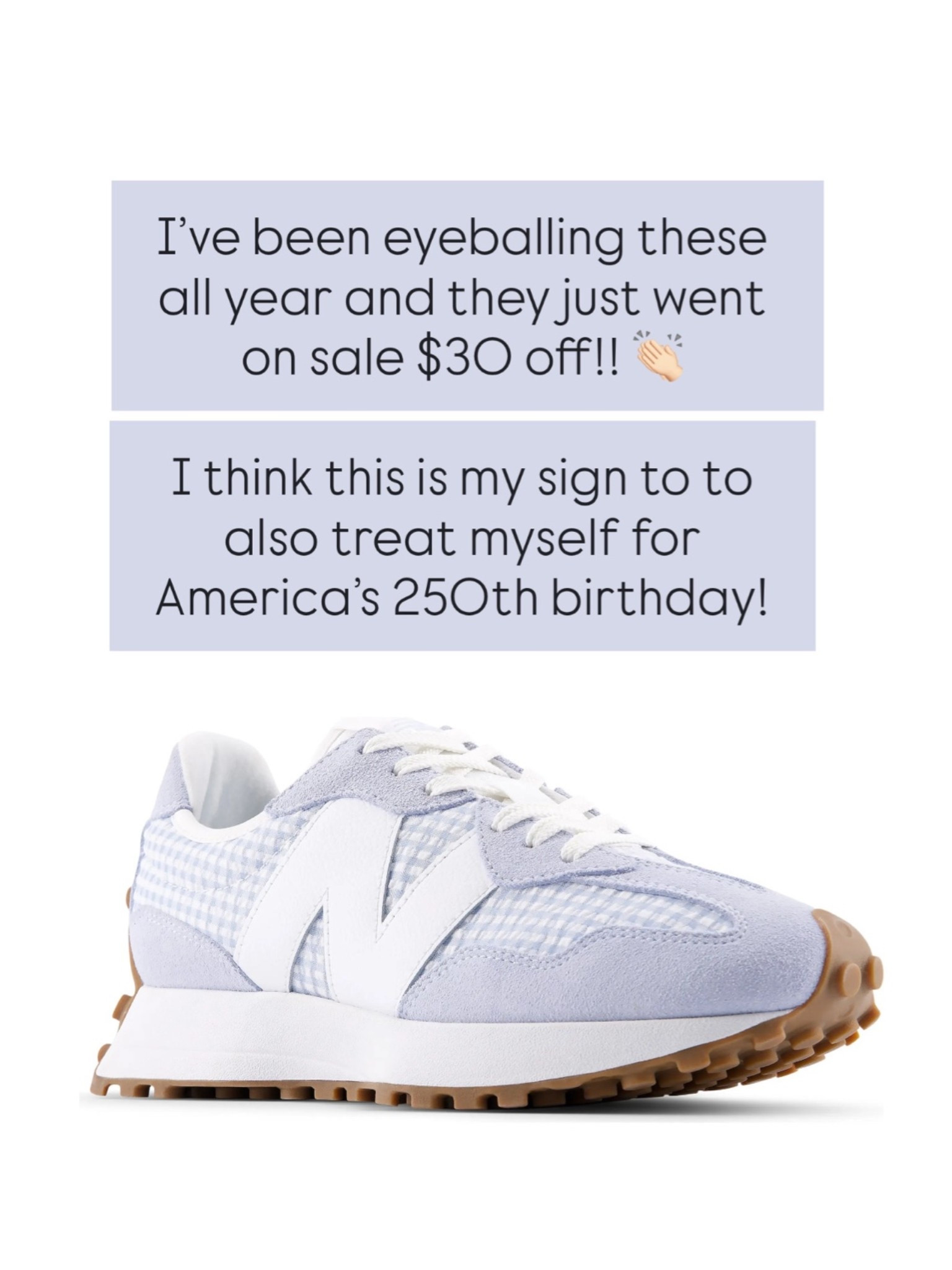 New balance gingham sneakers on sale!

#LTKSaleAlert #LTKfitnessgoals #LTKSeasonal