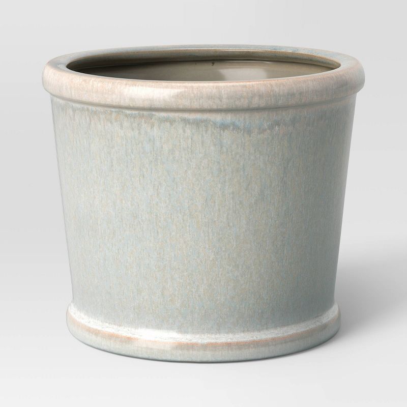 Outdoor Stoneware Planter Cream - Threshold™ | Target