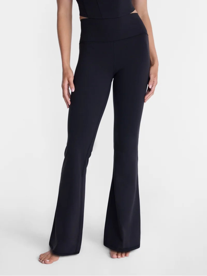 Avia Women\u2019s SoftSculpt Core Flare Leggings, Tall Length, Sizes XS-XXL | Walmart (US)