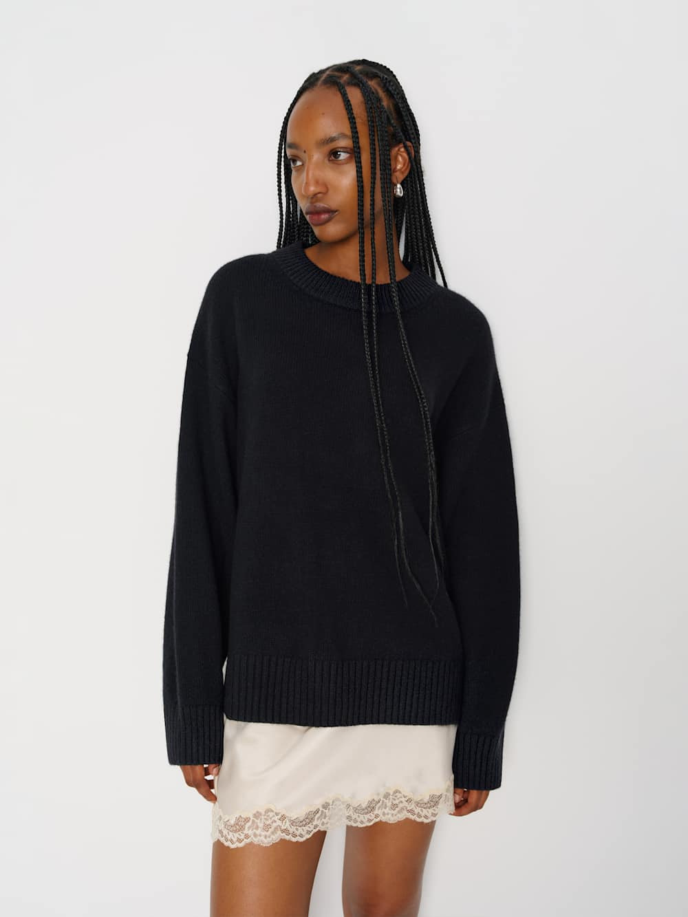 Cove Cashmere Oversized Crew | Reformation (Global)