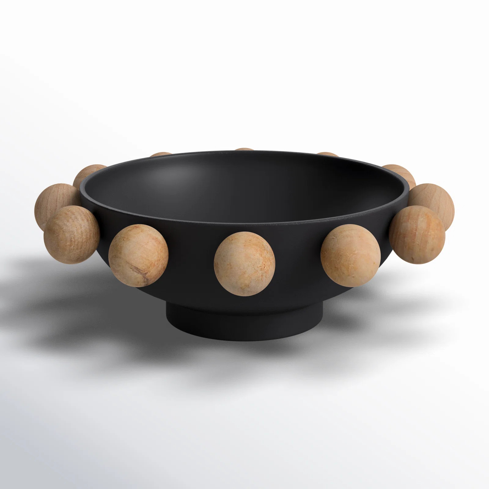 Joss & Main Norvell 13" Bowl With Large Wooden Knobs & Reviews | Wayfair | Wayfair North America
