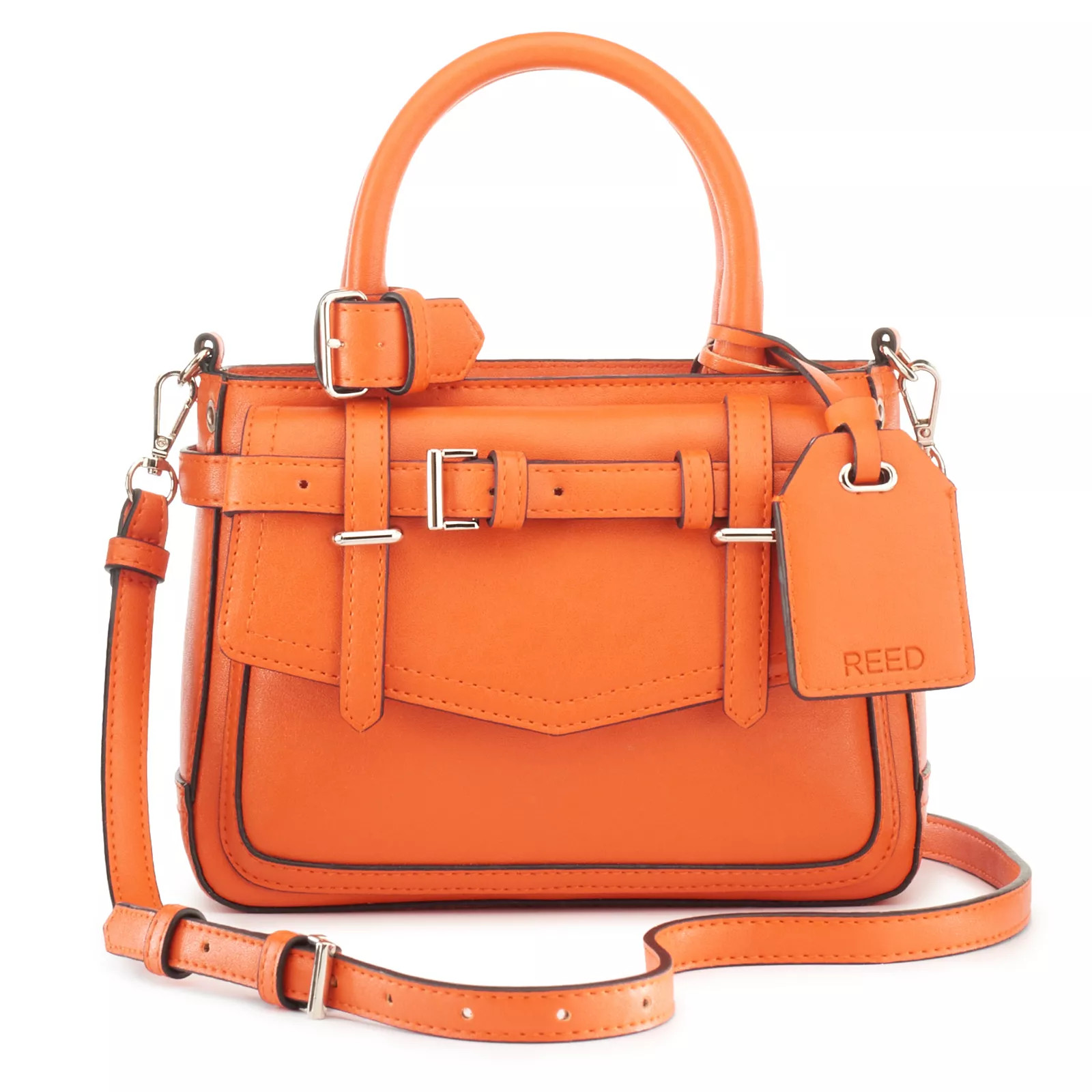 Reed Boxer Mini Convertible Satchel, Women's, Orange | Kohl's