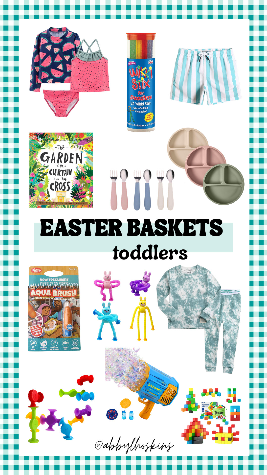 Easter basket ideas for TODDLERS!

@amazon #amazonfinds #ltktoddlers #easterbasketstuffers #toys #toddlergiftideas #toddlerbathingsuits #boyswimsuit #bubblemachine #magneticblocks 

 #LTKSeasonal #LTKKids