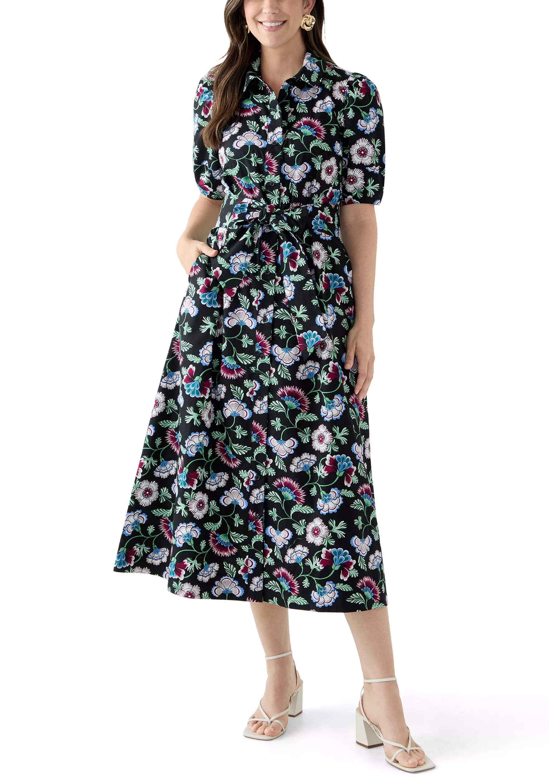 Women's Elbow Sleeve Maxi Dress | Belk