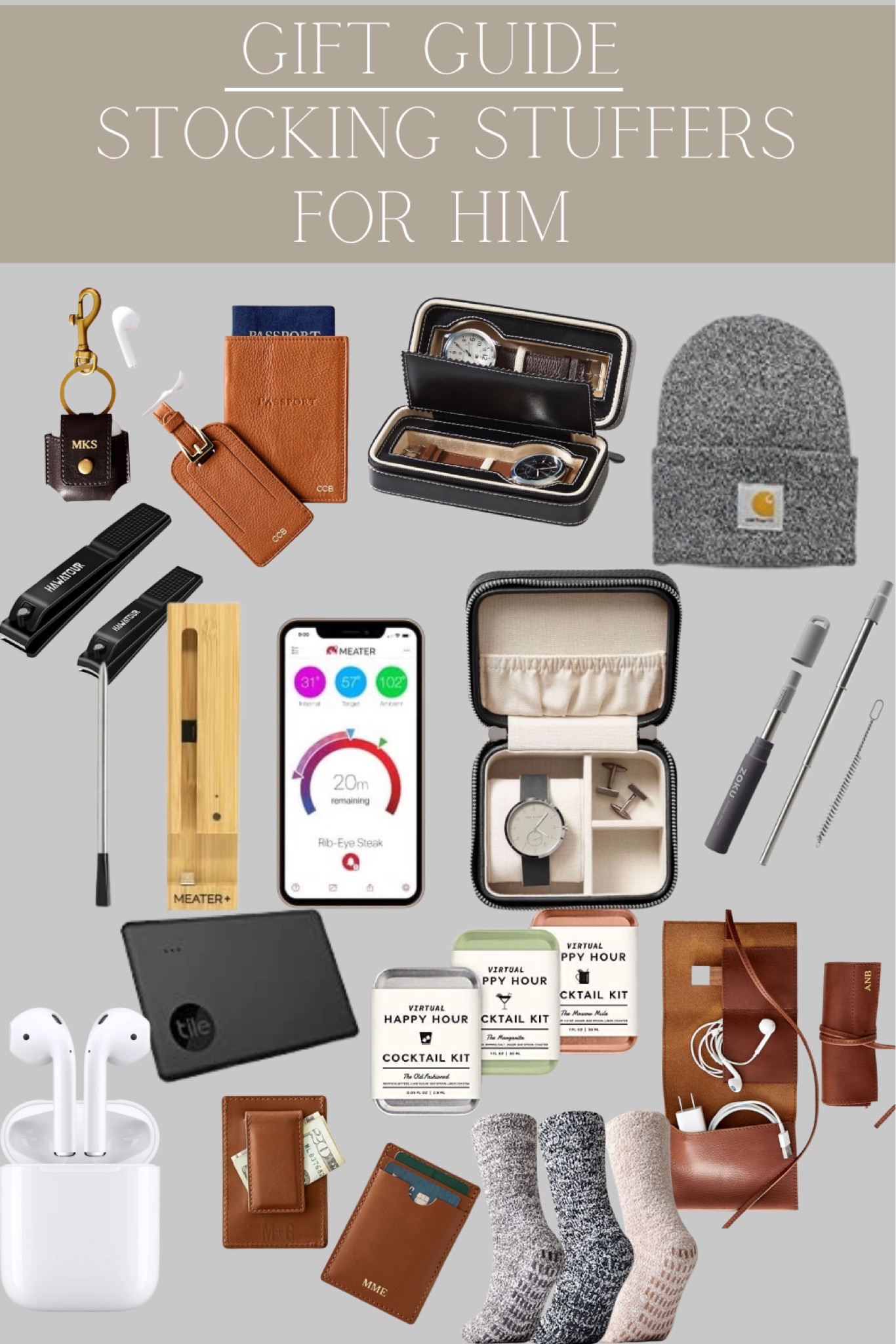 Gift guide, stocking stuffers for him. Gift guide for him, gifts for dad, gifts for husband, gifts for men, gifts for boyfriend

#LTKmens #LTKGiftGuide #LTKHoliday