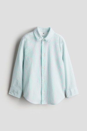 Long-sleeved Cotton Shirt | H&M (US + CA)