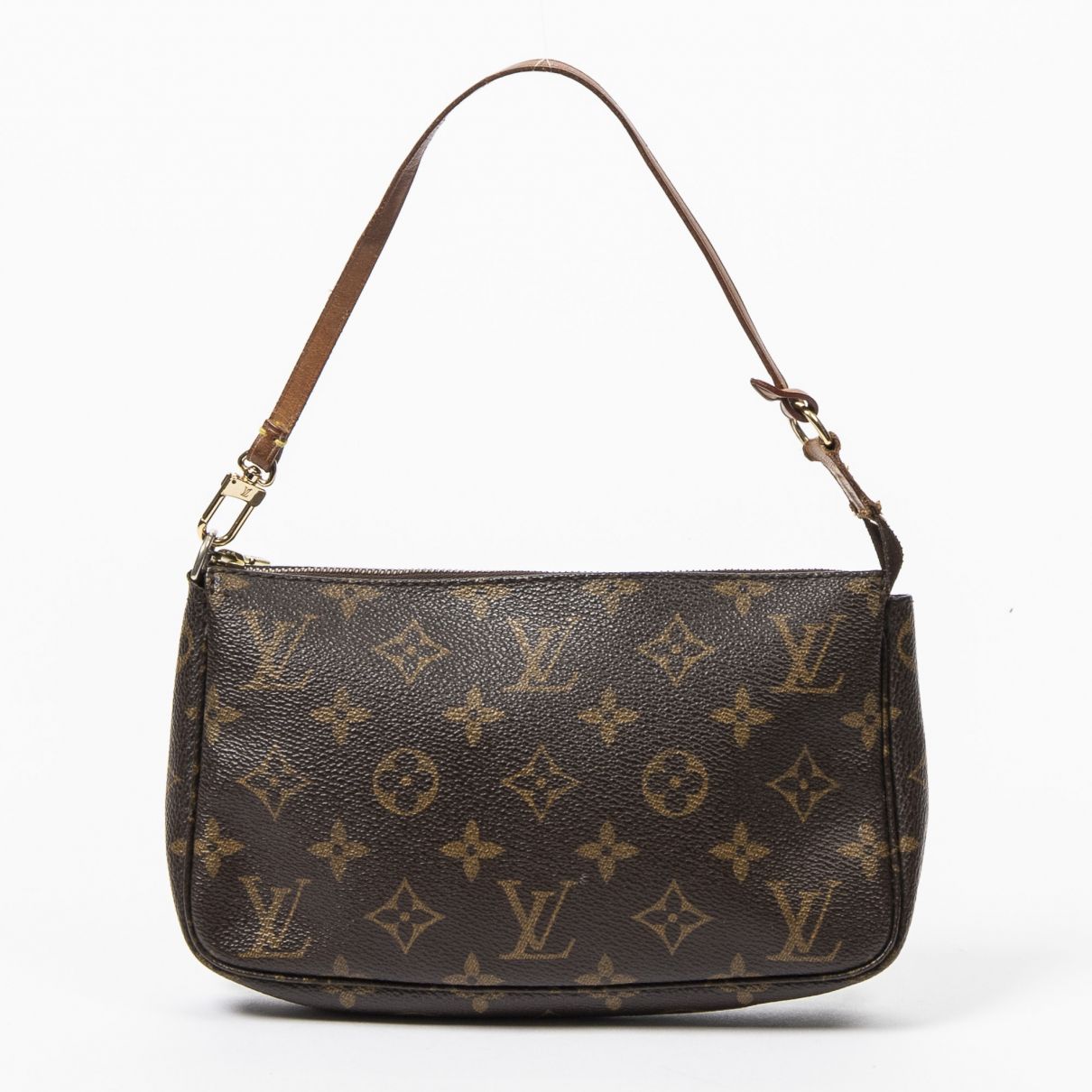 Louis Vuitton Pochette Accessoire Brown Cotton Clutch bags | Vestiaire Collective (Global)