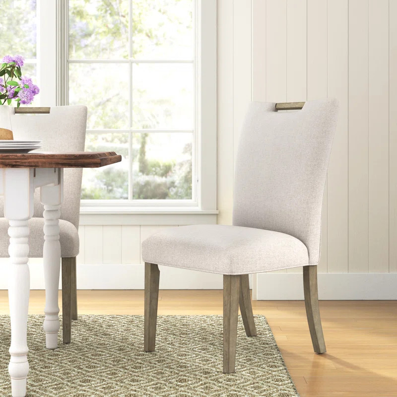 Rodarte Polyester Blend Solid Back Parsons Chair | Wayfair North America