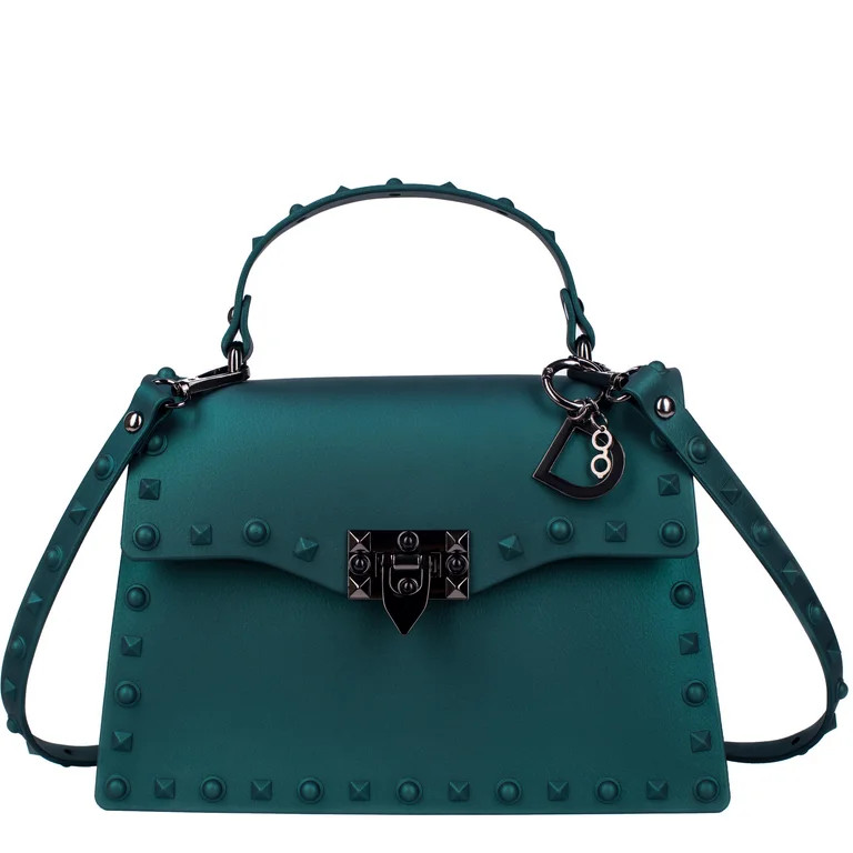 DASTI Brand Female Studded Handbag Crossbody Jelly Purse for Women Medium Green | Walmart (US)