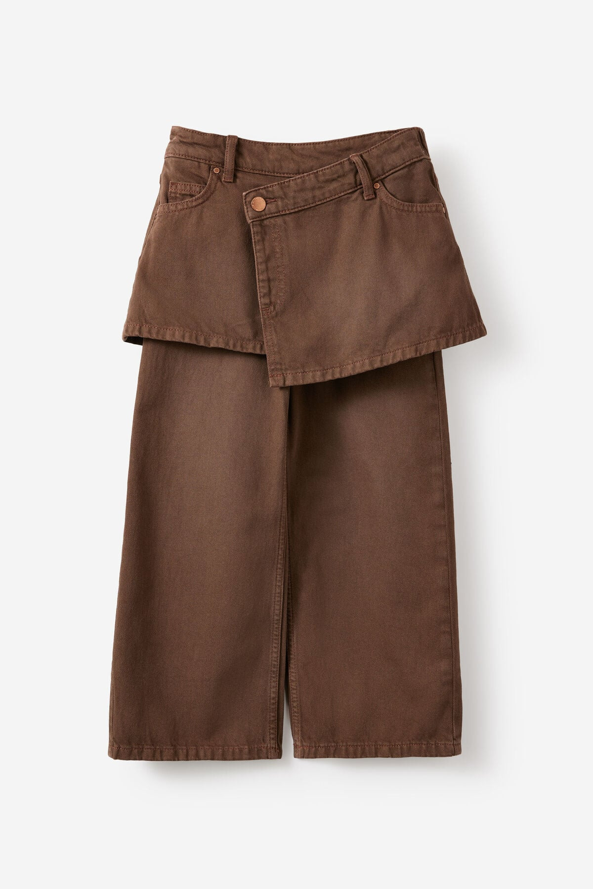 Super Wide Leg Skirt Denim Jean | Cotton On (US)