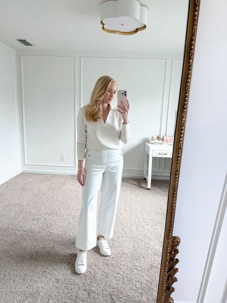 Love this monochromatic look from Spanx! Wear it casually or dress it up with heels! Wearing size small in the top and medium in the pants. Use code AMANDAJOHNxSPANX for 10% off! Spring outfits // summer outfits // monochromatic outfits // daytime outfits // casual outfits // workwear // Spanx outfits // LTKfashion

#LTKStyleTip #LTKWorkwear #LTKSeasonal