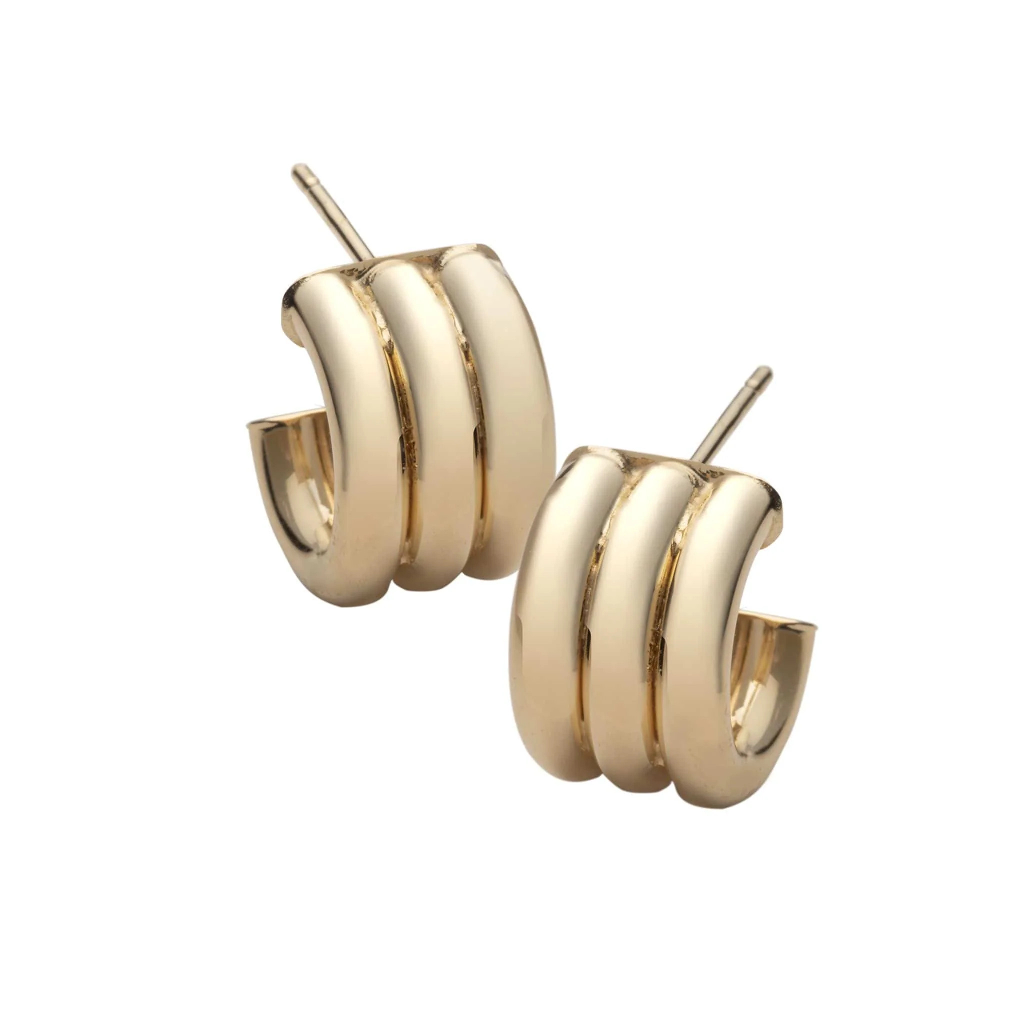 Allegra 1/2" Hoops | Jennifer Zeuner Jewelry