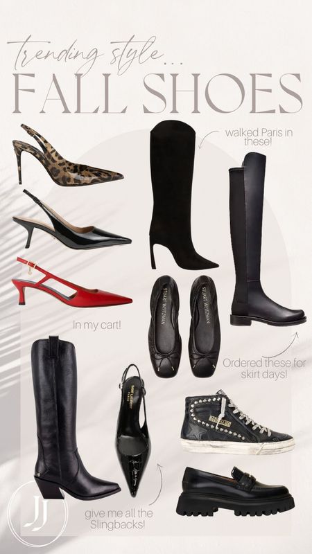Fall shoes I love 
Slingback
Boots 
Knee high boots 


#LTKshoecrush #LTKover40 #LTKSeasonal