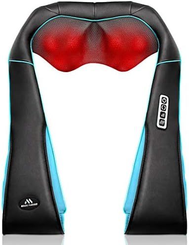 Back Neck Shoulder Massager with Heat - Deep Tissue Kneading Electric Back Massage for Neck, Back... | Amazon (US)