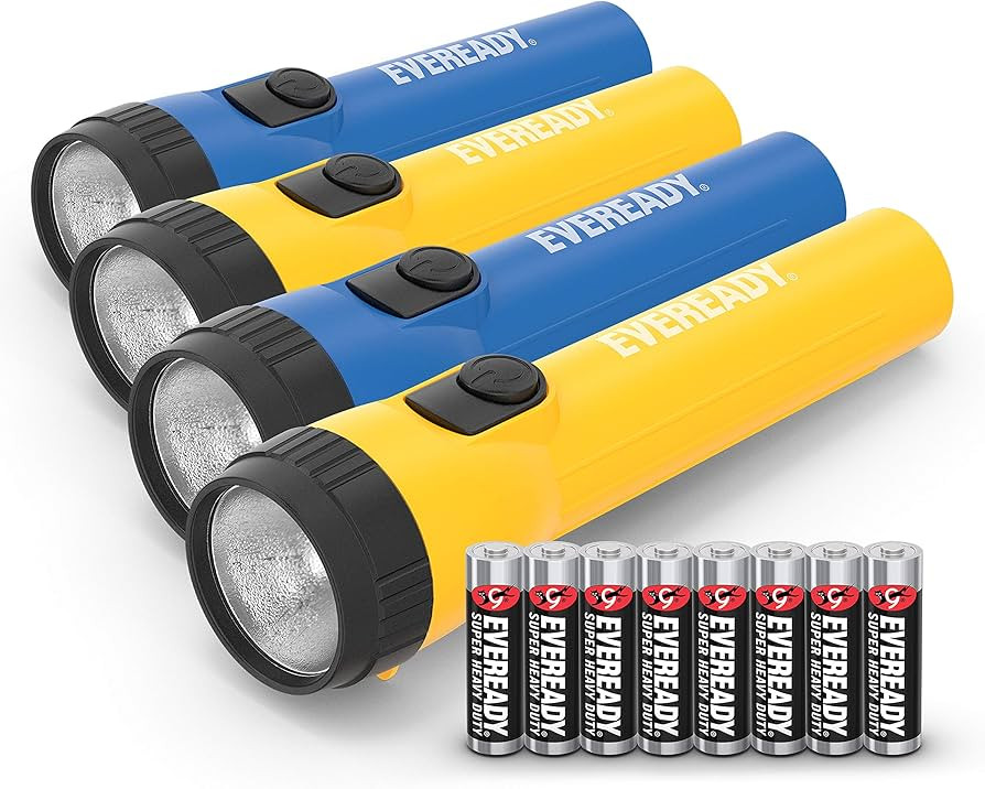 EVEREADY LED Flashlights (4-Pack), Bright Flashlights for Emergencies and Camping Gear, Flash Lig... | Amazon (US)