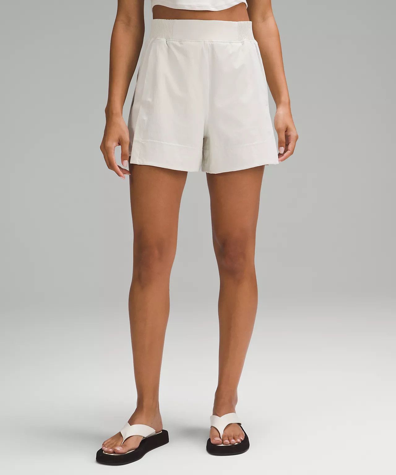Stretch Woven Relaxed-Fit High-Rise Short 4" | Lululemon (US)