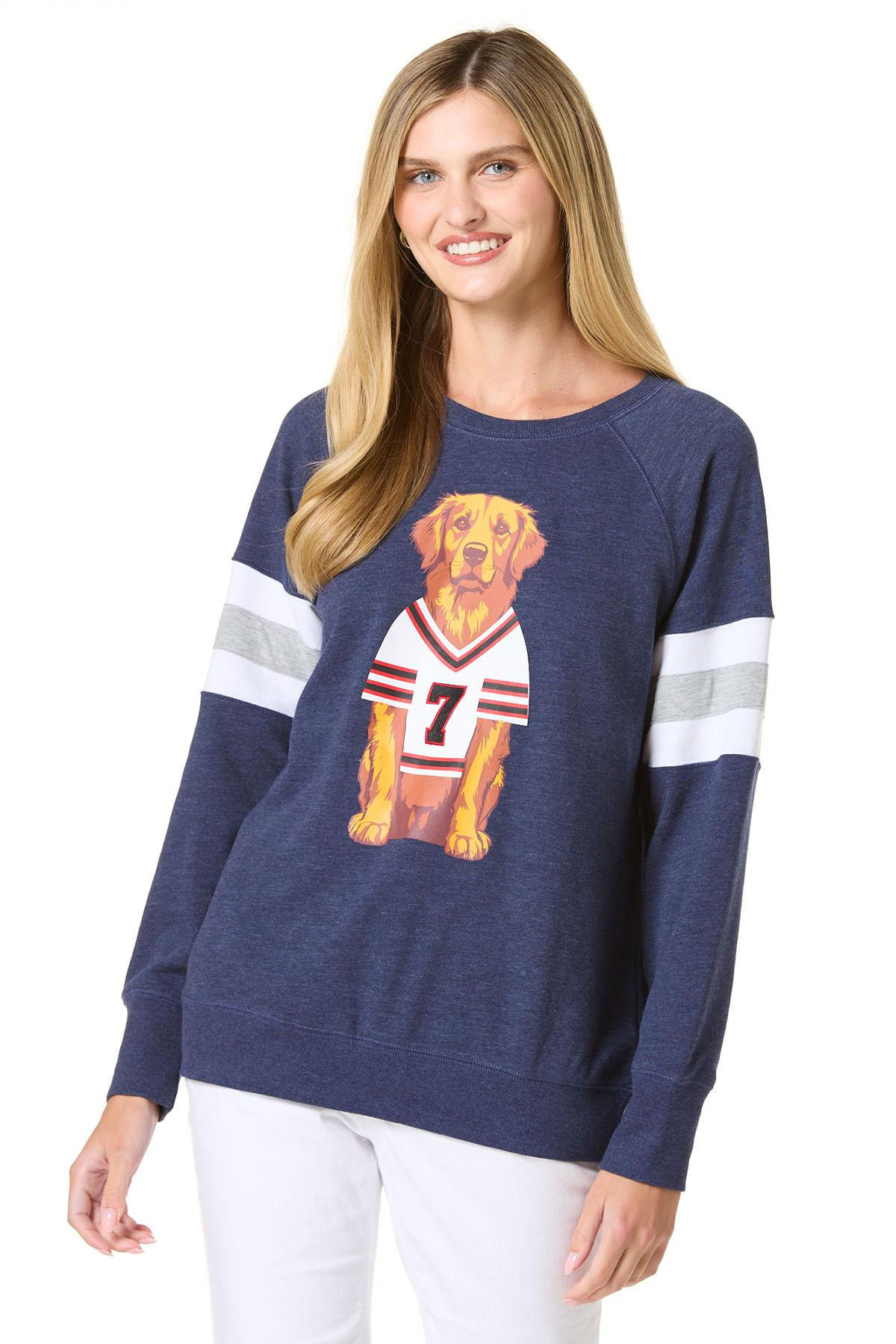 Golden Retriever Graphic Sweatshirt | Cato Fashions