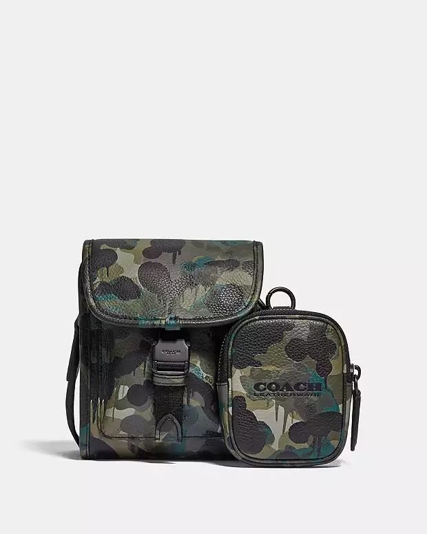 Charter North/South Crossbody With Hybrid Pouch With Camo Print | Coach (US)