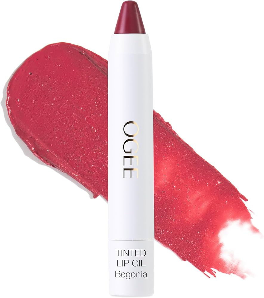 Ogee Tinted Sculpted Lip Oil - Lip Stain Made with 100% Organic Coconut Oil, Jojoba Oil, and Vita... | Amazon (US)
