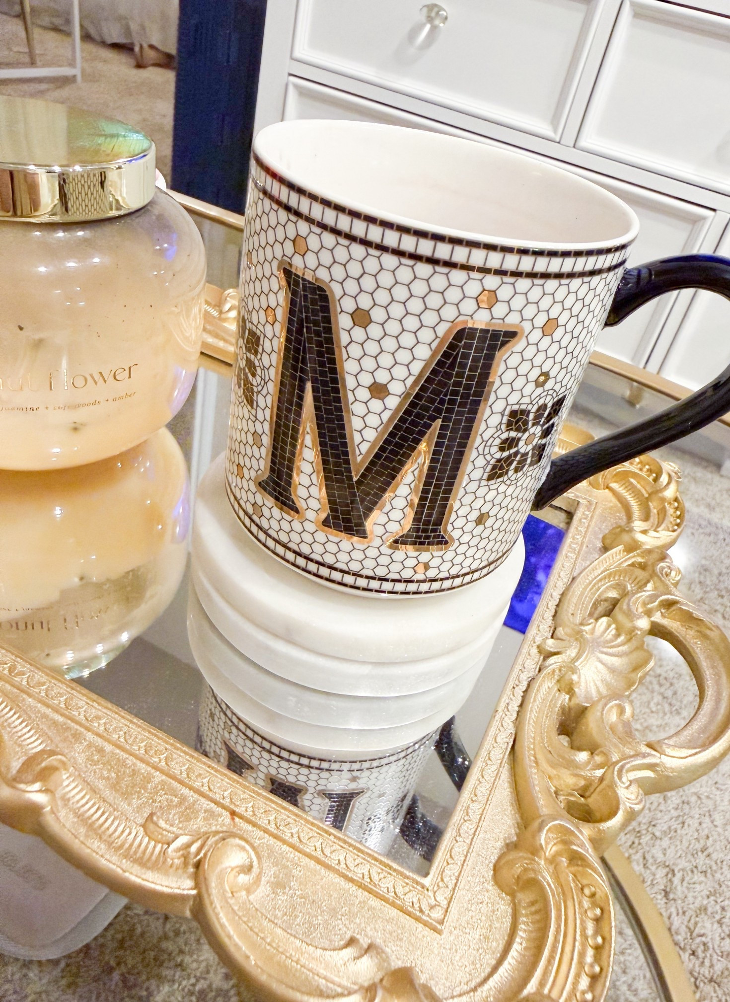 Anthropologie initial mug!☕️🤍


#LTKU #LTKHome #LTKselfcare