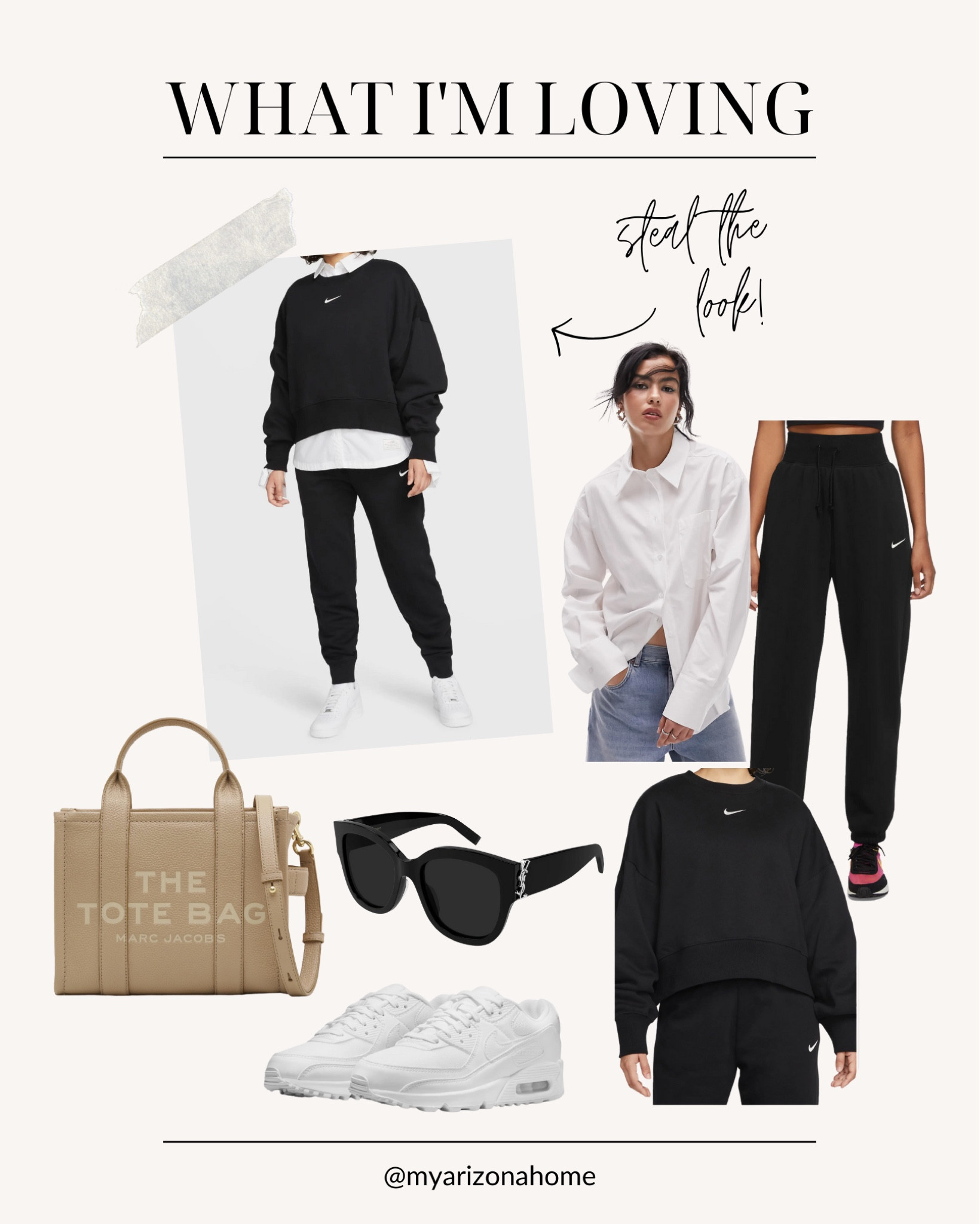 Winter fashion - currently loving - sport clothes - hoodie - sweatpants - nike tennis shoes - casual bag - black sunglasses - white shirt 

#LTKmidsize #LTKstyletip #LTKitbag