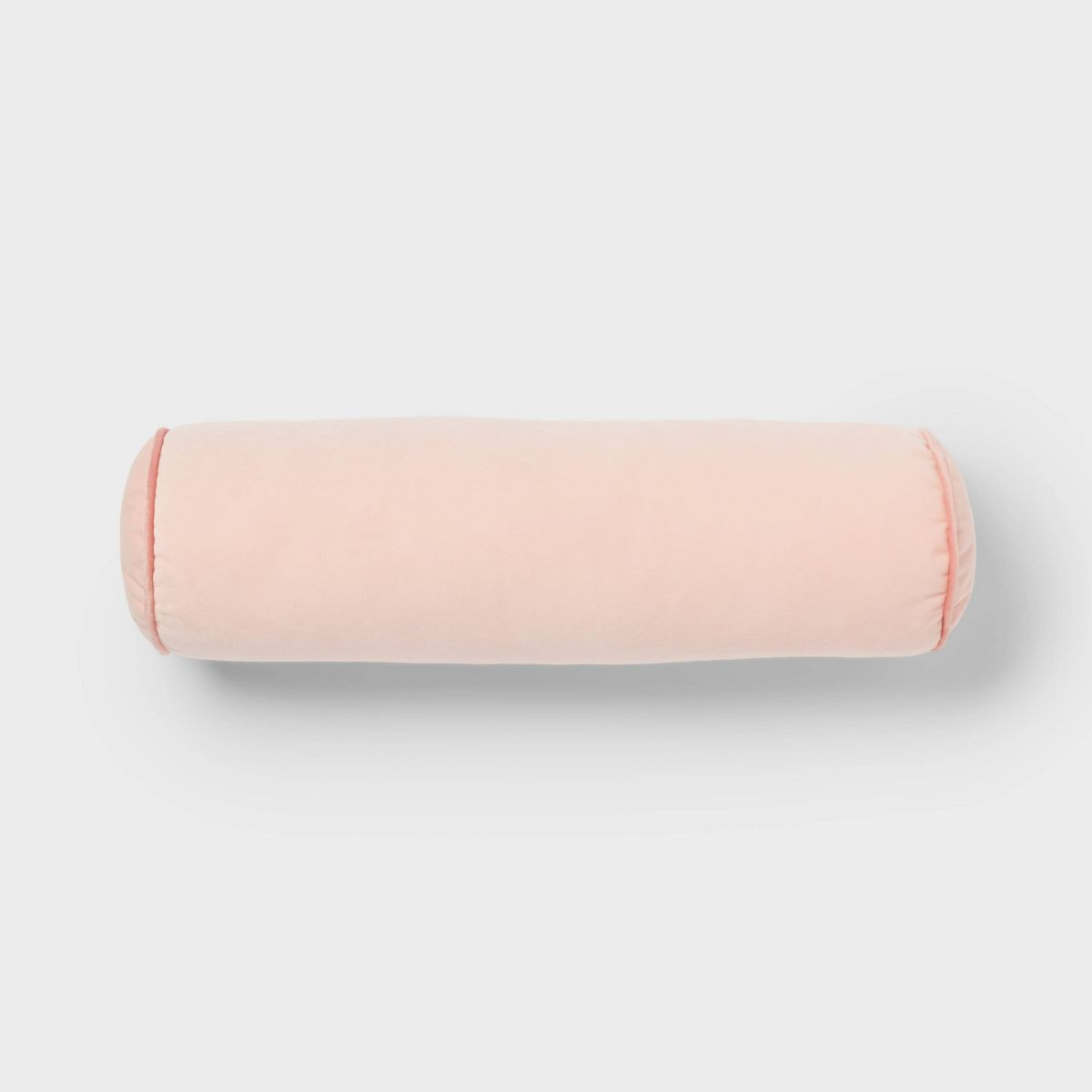 Round Bolster Kids' Pillow Pink - Pillowfort™: Velvet Cylinder Throw Pillow, OEKO-TEX Certified... | Target