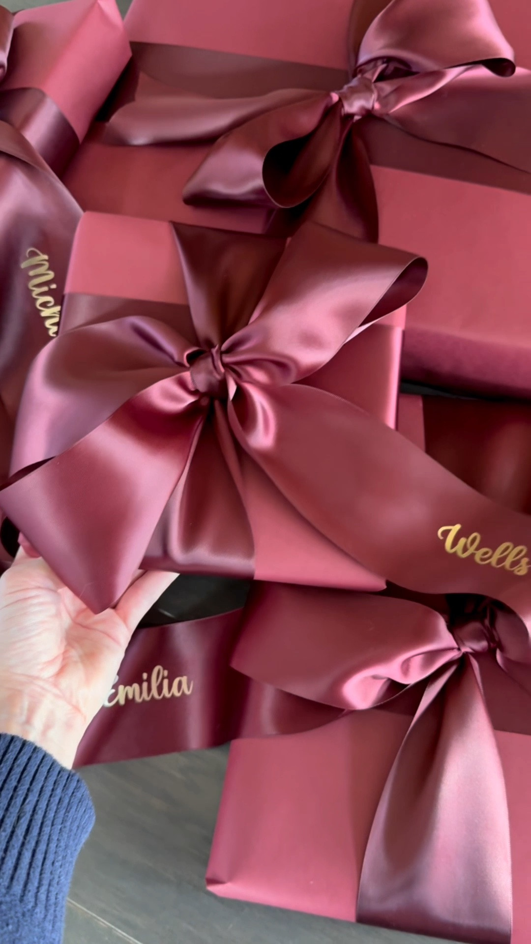 This ribbon is gorgeous!!! Stock up because it sells out close to the holidays. 

Personalizing:  I personalized the ribbon with name labels made by my Cricut machine. If you don’t own a Cricut you can easily order the name labels separately and apply them to the ribbon. Sharing both options!  ￼

Christmas holiday ribbons 
￼ Beautiful personalized Christmas ribbons ￼￼

#LTKSeasonal #LTKHome #LTKKids