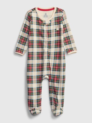Baby 100% Organic Cotton PJ One-Piece | Gap (US)