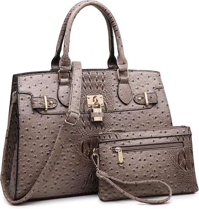 Dasein Women Handbags and Purses Ladies Shoulder Bag Top Handle Satchel Tote Work Bag with Matchi... | Amazon (US)