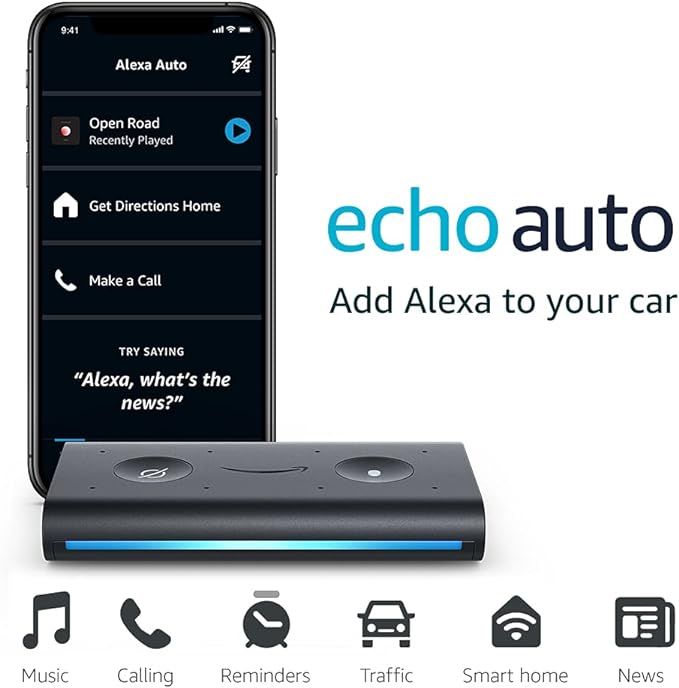 Echo Auto- Hands-free Alexa in your car with your phone | Amazon (US)