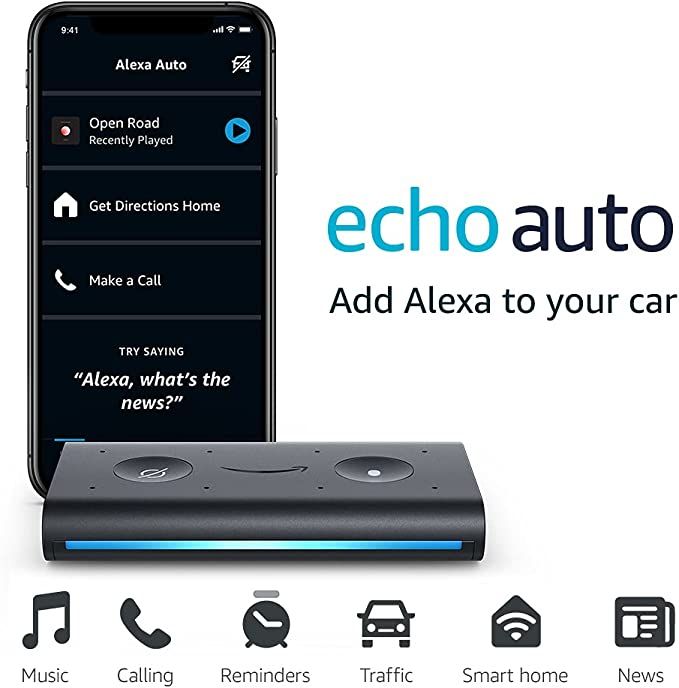 Echo Auto- Hands-free Alexa in your car with your phone | Amazon (US)