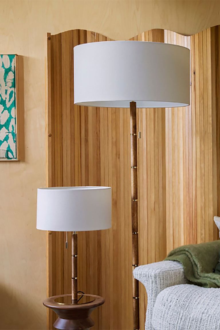 Wooden And Brass Disk Table Lamp | H&M (UK, MY, IN, SG, PH, TW, HK)