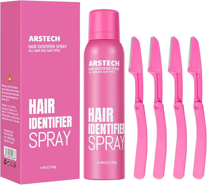 Hair Identifier Spray for Face Shaving Dermaplaning Tool Skin Body Dermaplaning Spray for Women w... | Amazon (US)