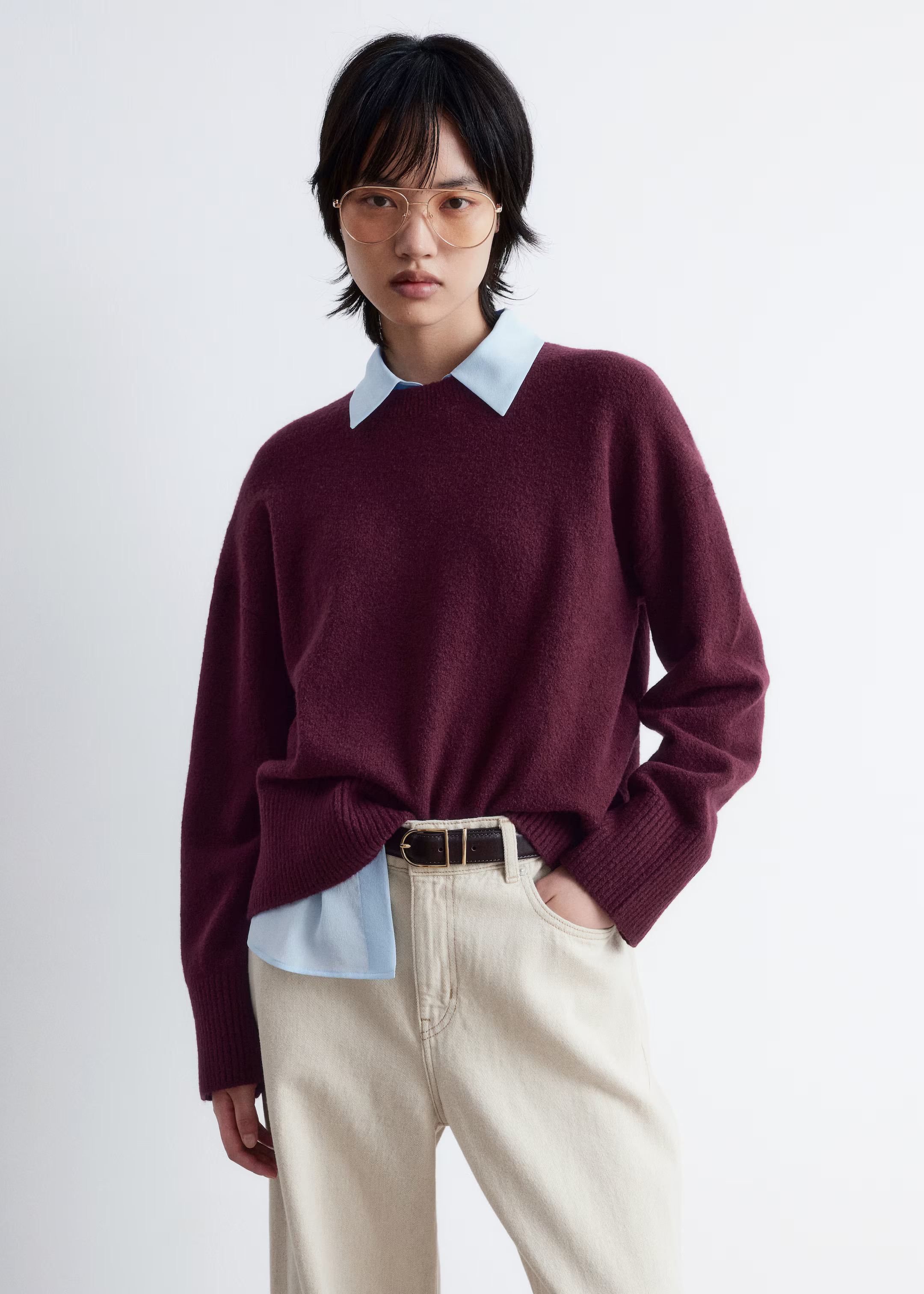 Locker geschnittener Strickpullover | H&M (DE, AT, CH, NL, FI)