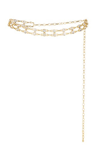 Gigi Chain Belt in Gold | Revolve Clothing (Global)