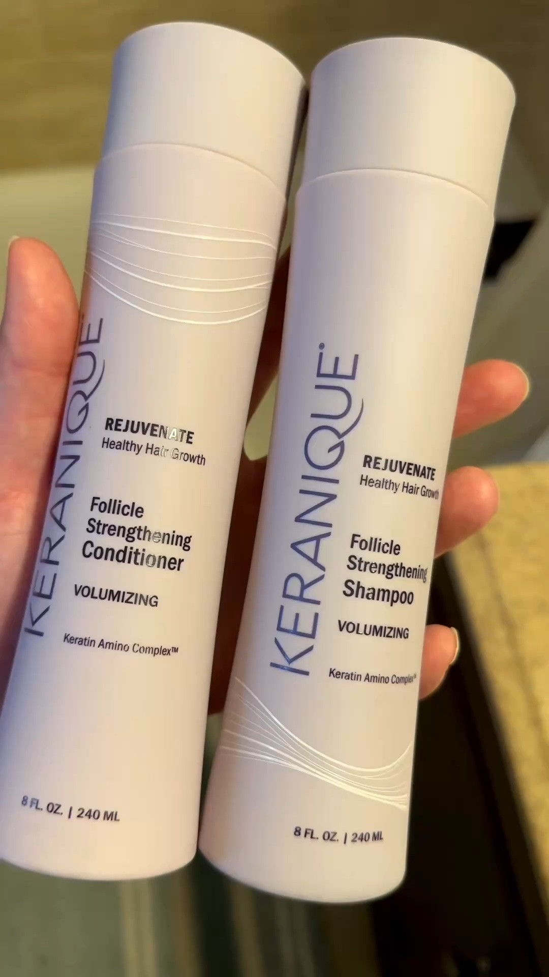 Flat, lifeless hair? This shampoo and conditioner combo might be the volume boost you’ve been looking for.

I’ve been using Keranique Volumizing Shampoo & Conditioner to help add body, fullness, and movement to my hair without weighing it down. Healthy-looking hair starts with a good foundation, and I love how clean, soft, and refreshed my hair feels after every wash.

Because confidence isn’t about perfection—it’s about feeling good in your own skin (and hair!).

Have you tried Keranique before? Tell me your favorite hair care product in the comments, and follow along for more honest reviews, mom-life finds, and everyday encouragement.

#LTKgrwm #LTKmorningroutine #LTKselfcare