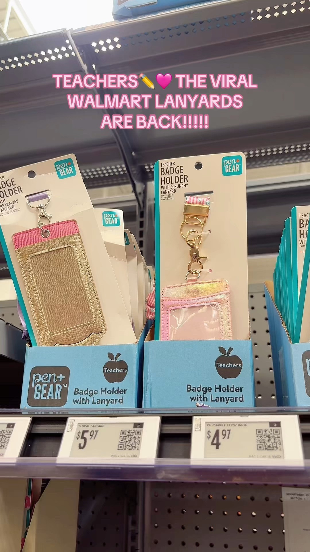 Walmart VIRAL teacher lanyards ✨🫶🏼✏️🩷🍒

#LTKootd
