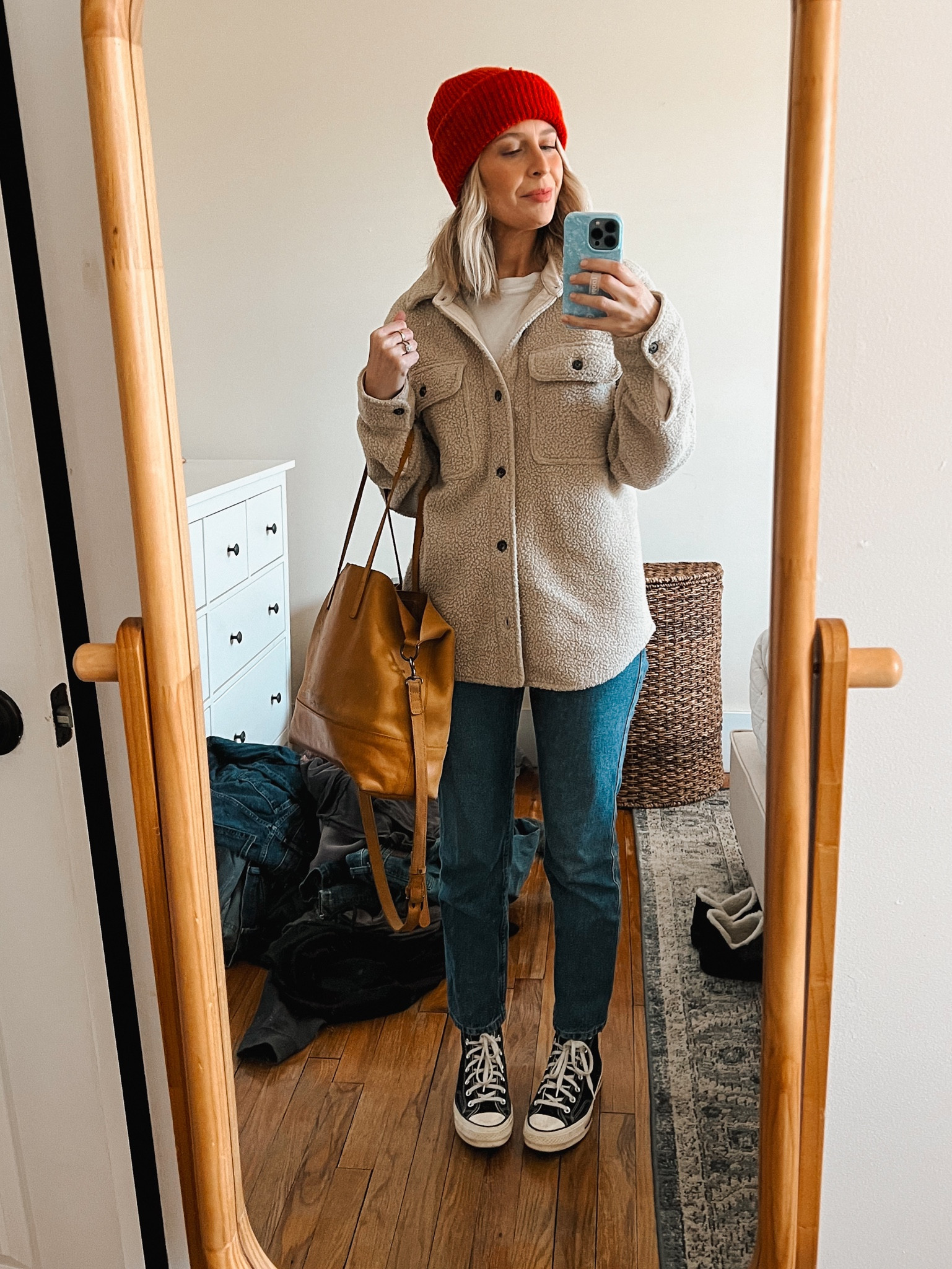 Cozy winter outfit. Size up one in jeans. 

#LTKstyletip #LTKshoecrush #LTKfindsunder100