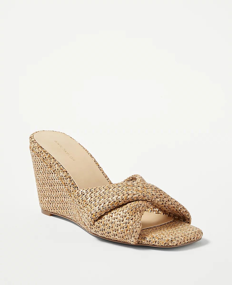 Knotted Wedge Sandals | Ann Taylor (US)