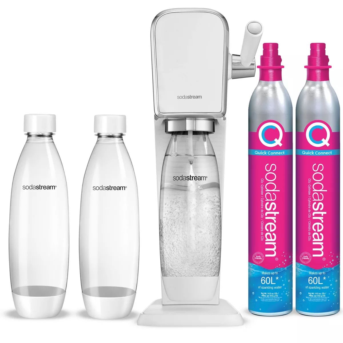 SodaStream Art Bundle with Extra Gas Cylinder and Carbonating Bottles | Target