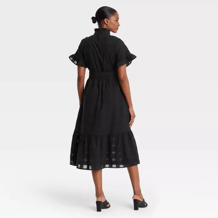 Women's Ruffle Short Sleeve Dress - Who What Wear™ | Target